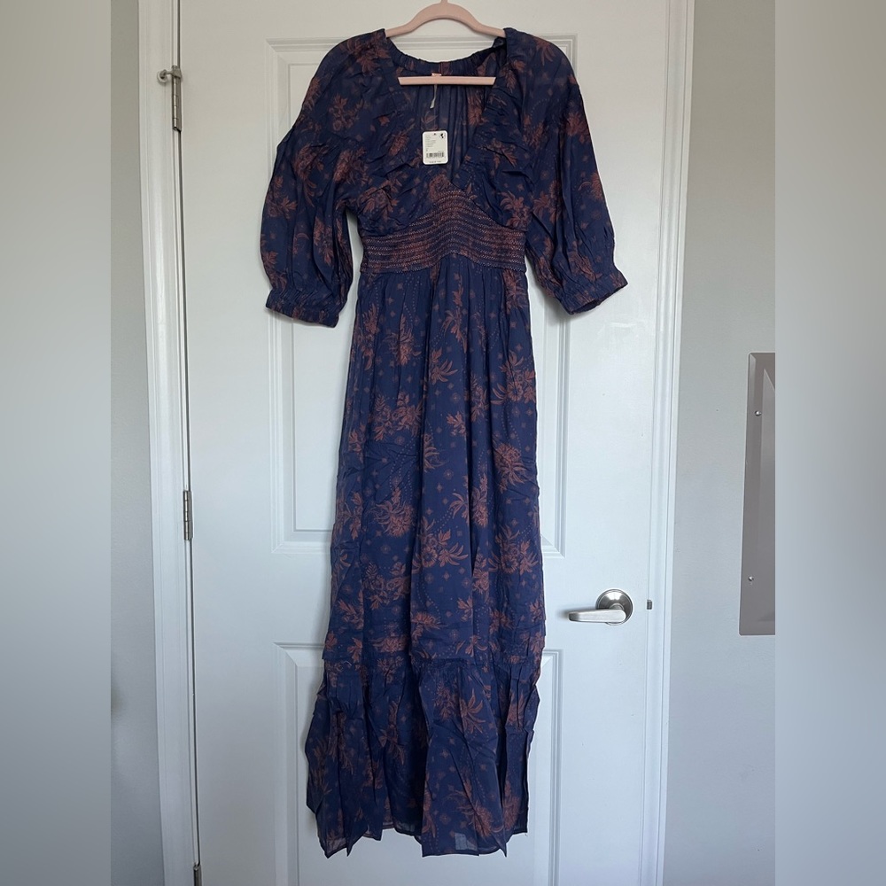 New with tags FREE PEOPLE DRESS golden hour dress - Picture 2 of 7